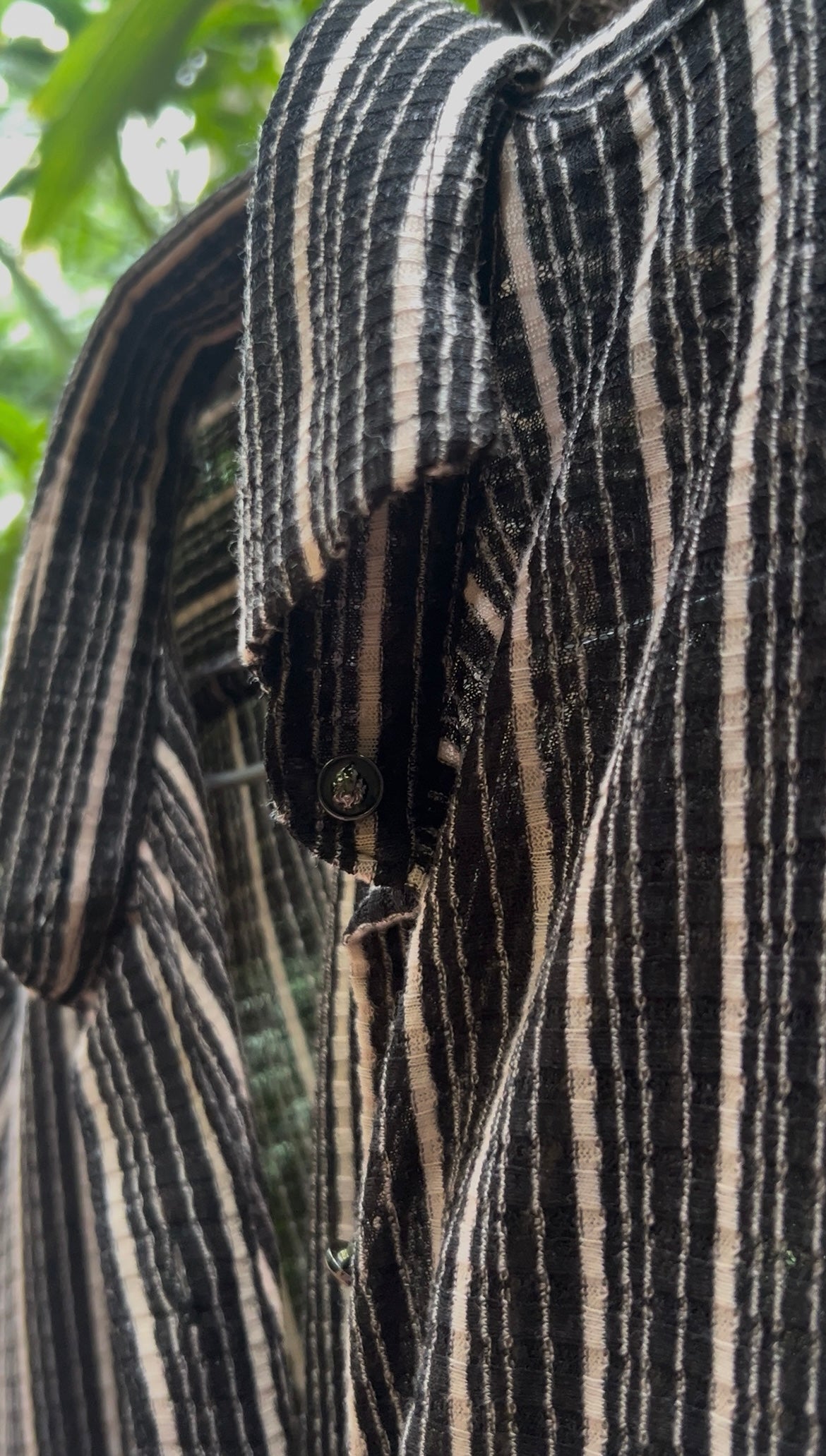 Women's - Strip Black & beige shirt - Elegance Not Extreme