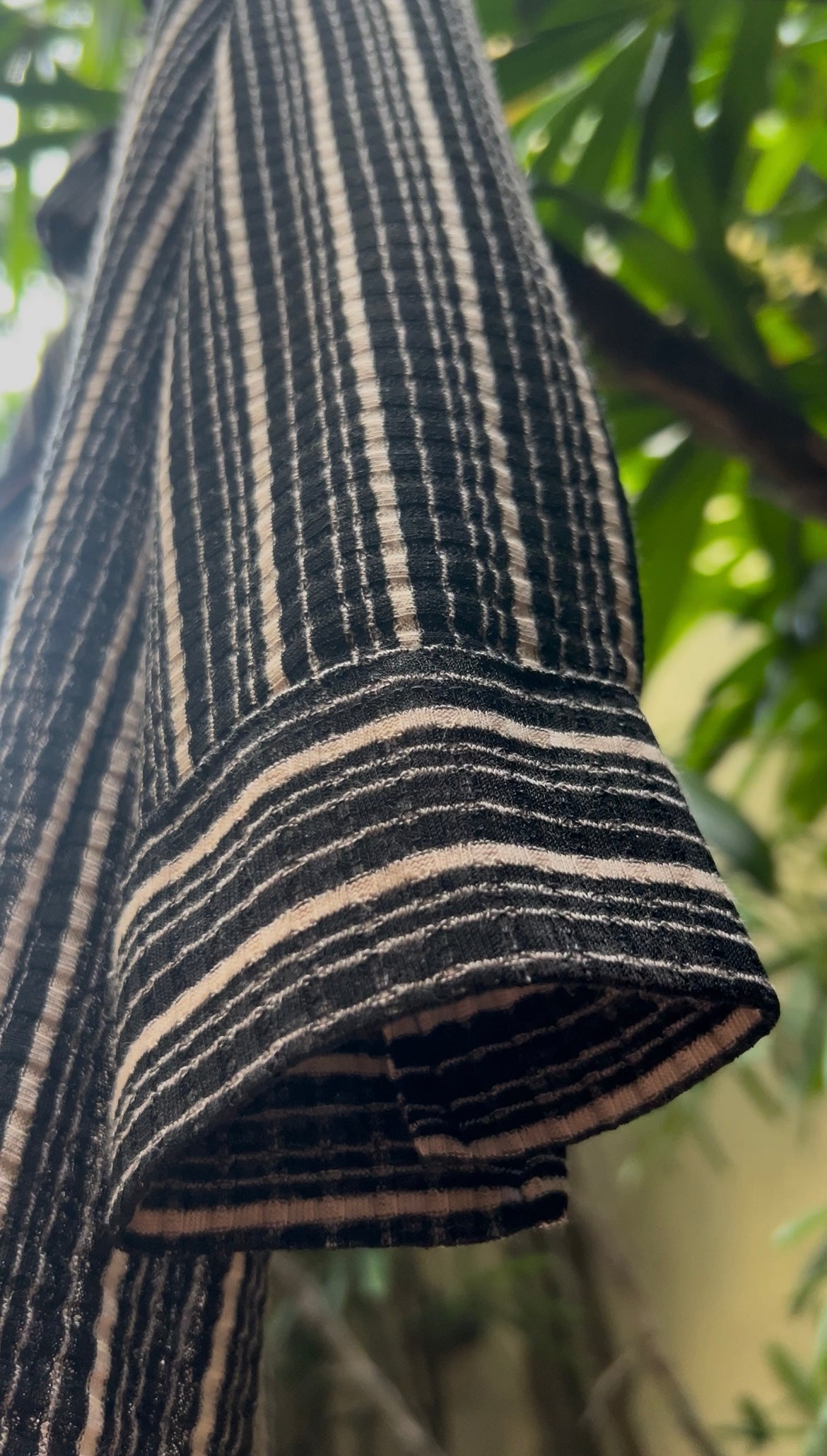 Women's - Strip Black & beige shirt - Elegance Not Extreme