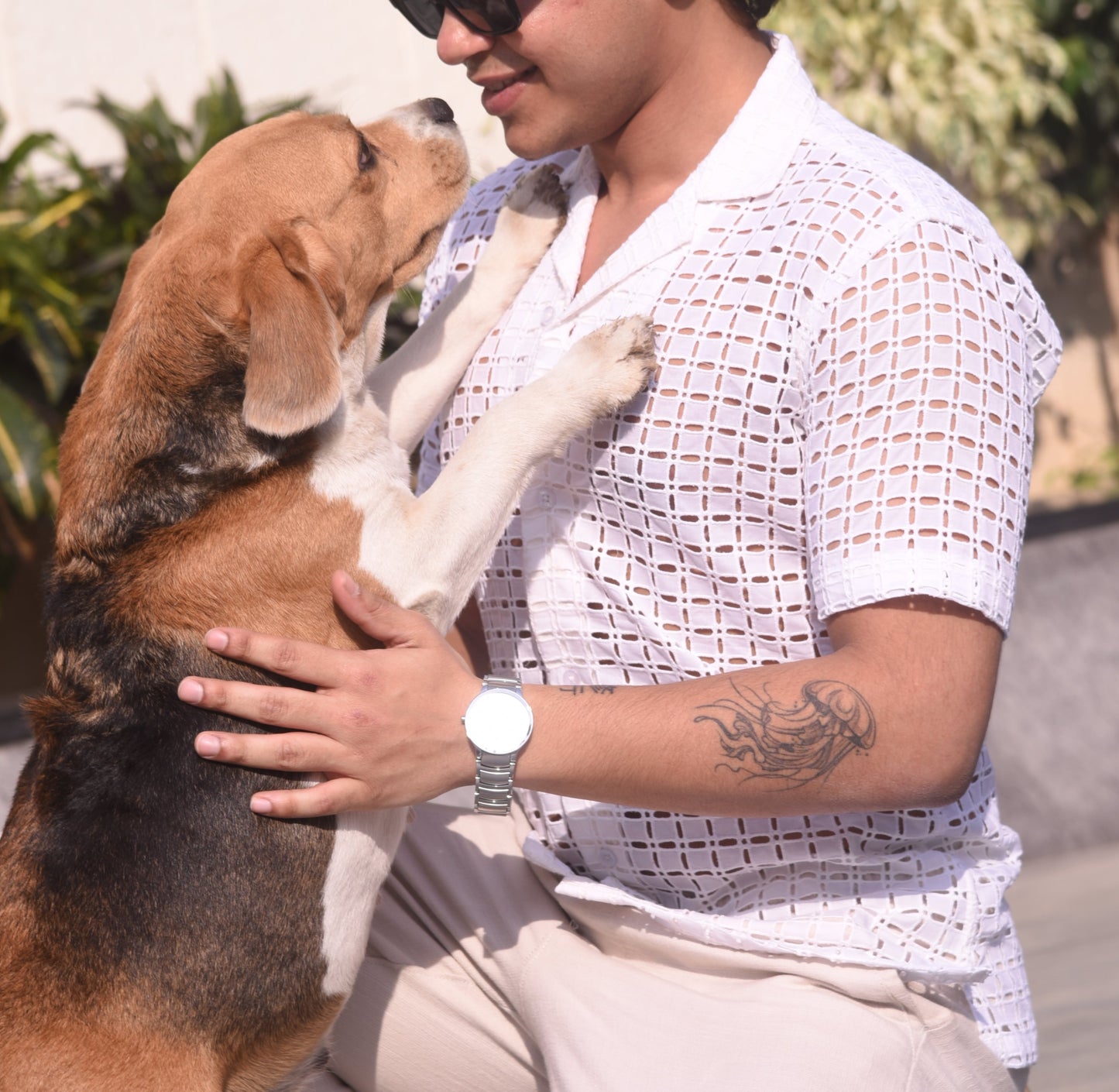 Men's Hakoba shirt | White - Elegance Not Extreme